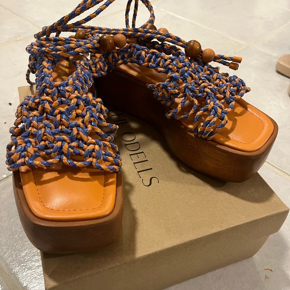 Anthropologie The Odell's braided platform sandals - Picture 2 of 3